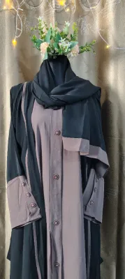 Premium Cheri Fabrics Borka. Code(KB2512)