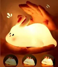 Cute Rabbit Night Light Lamp 