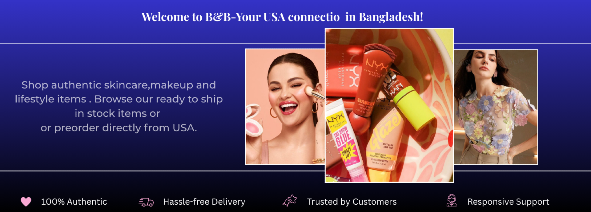 Beauty Products Banner