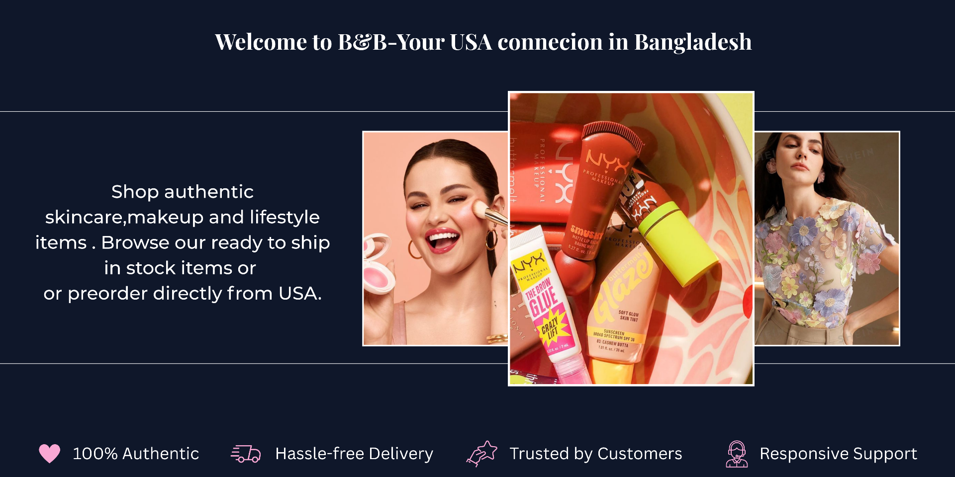 Beauty Products Banner