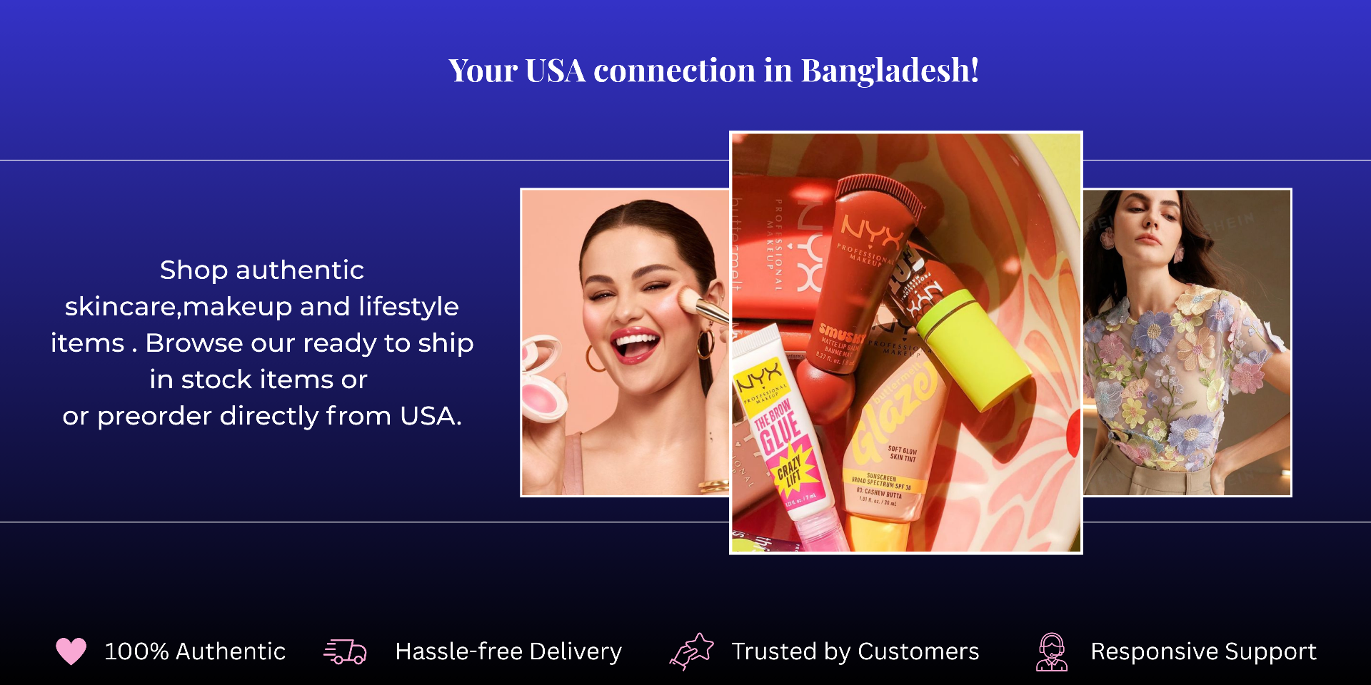 Beauty Products Banner