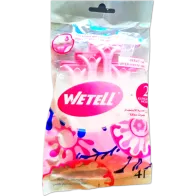 Wetell Simply Shaving Razor Two Blade 4 Pcs - Pink	