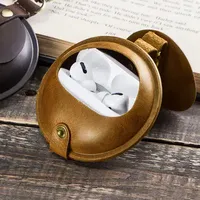 GENUINE LEATHER AIRPOD CASE GB-1042Br
