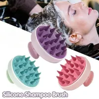 Silicone Hair Washing Shower Comb Massage Brush