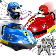 Remote Controlled Bumper Car Battle Set – 2 Cars + 2 Remotes