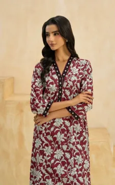 LIMELIGHT - 2 Piece Cambric Suit-Printed (Pret)
