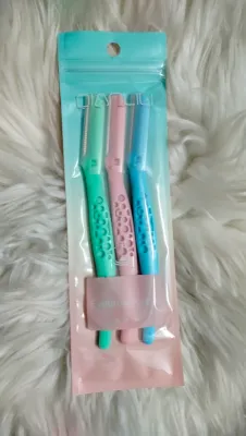 3 PCS FACIAL/EYEBROW REZOR