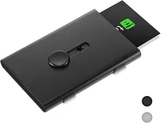 Executive Steel Business Card Case Black