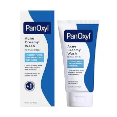 PanOxyl Acne Creamy Wash with 4% Benzoyl Peroxide Daily Control 170gm	