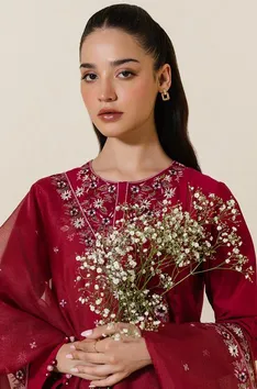 CROSS STITCH - DREAM ORCHID-2PC (SHIRT & DUPATTA)