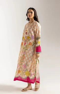 ETHNC - PRINTED DRESS 1 PIECE
