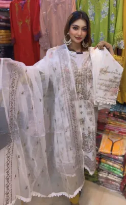 Pakistani Aghanoor Inspired Organza Collection
