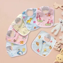 2 Pc Cotton Printed Baby Bib