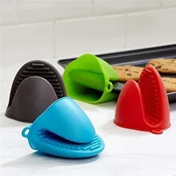 2 Pcs Pot Holder Silicone Gloves