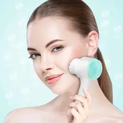  2 in 1 Silicone Facial Cleansing Brush (1 pc)
