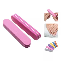 Multicolor Sponge Nail Files Buffer (2 Pc)
