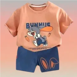 Bunnis Printed T-Shirt Set