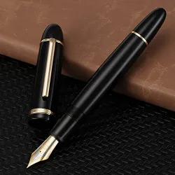 Jinhao X159 Fountain Pen Golden Clip Black