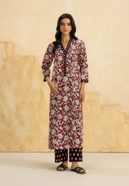 LIMELIGHT - 2 Piece Cambric Suit-Printed (Pret)