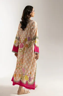 ETHNC - PRINTED DRESS 1 PIECE