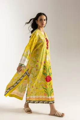 ETHNC - PRINTED DRESS 1 PIECE