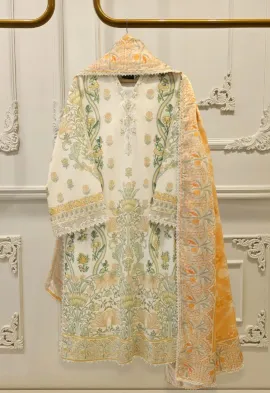 AGHANOOR - 3 Piece - Digital Printed Lawn Suit S112122