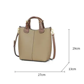 GENUINE LEATHER WOMEN'S COMMUTING HANDBAG GB-8138Kh