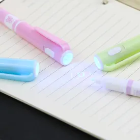Invisible Ink Pen with LED Light (3 Pc) 