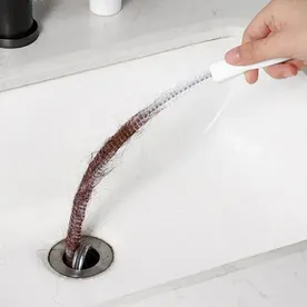Portable Kitchen Sink Pipe Dredging Brush (1 pc)