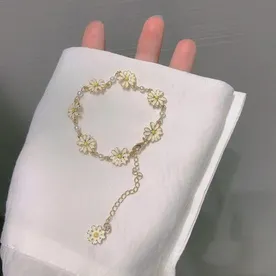 Korean Sweet Simple Flower Daisy Bracelet