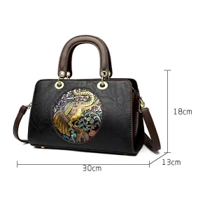 TOTEM EMBOSSED WOMEN'S HANDBAG GB-5971B