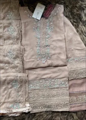 Original Sadabahar Luxury Formal Stitched 3Pcs _ Beige 
