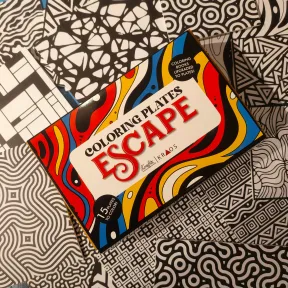 Coloring Plates Escape (15 Plates)