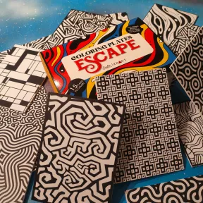 Coloring Plates Escape (15 Plates)