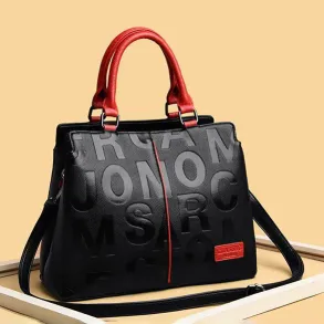 LETTER EMBOSSED WOMEN'S TOTE BAG GB-2021BR
