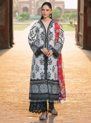 BIN ILYAS - 2082 - A | 3 PC Lawn 