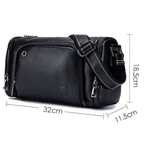  RETRO CASUAL CROSSBODY  HORIZONTAL STYLE MEN'S TRAVEL BAG GB-BC6047
