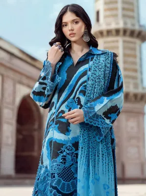 BIN ILYAS - 2086 - D | 3 PC Lawn 