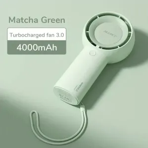 JISULIFE FA43 Handheld Turbo Rechargeable Fan 4000mAh