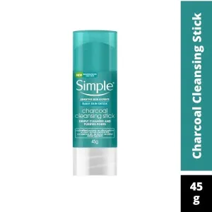 Simple Daily Skin Detox Charcoal Cleansing Stick 45g