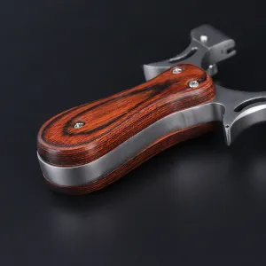 Wood slingshot stainless steel 
