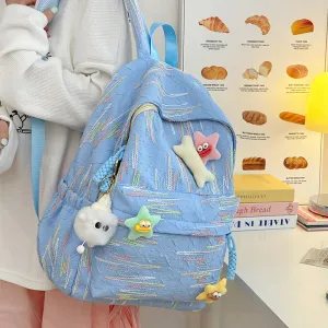  Backpacks Large Capacity Premium quality Light Blue