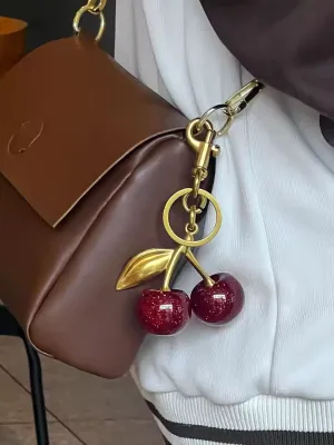 Fancy Mini Cherry Keychain (1 Pc) 