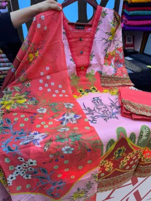 Stitched Cotton 3 Pcs Collection