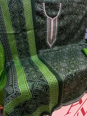 Ganga Inspired Cotton 3 Piece Collection (unstitched) 2 colors