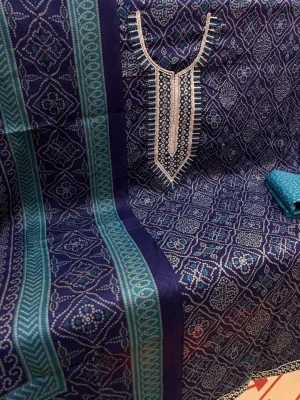 Ganga Inspired Cotton 3 Piece Collection (unstitched) 2 colors