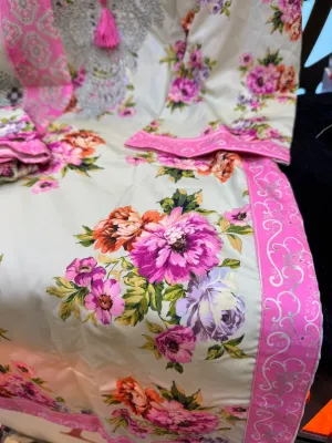 Micro Silk 3 Piece Collection – Embroidered & Printed
