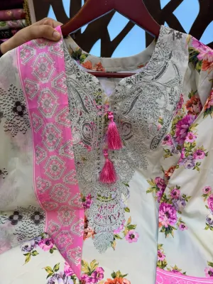Micro Silk 3 Piece Collection – Embroidered & Printed