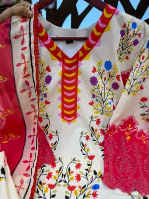 Micro Silk 3 Piece Collection – Embroidered & Printed