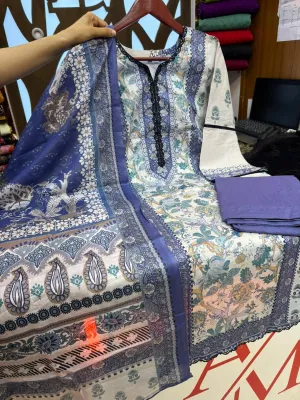 কটন থ্রী পিস কালেকশন